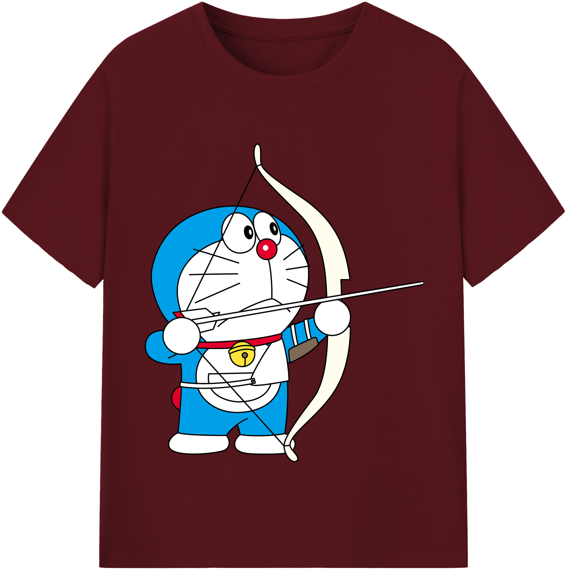 （画像用） ドラえもん Doraemon 綿100％半袖Tシャツ（フロントプリント）